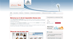 Desktop Screenshot of alliance-libre.org